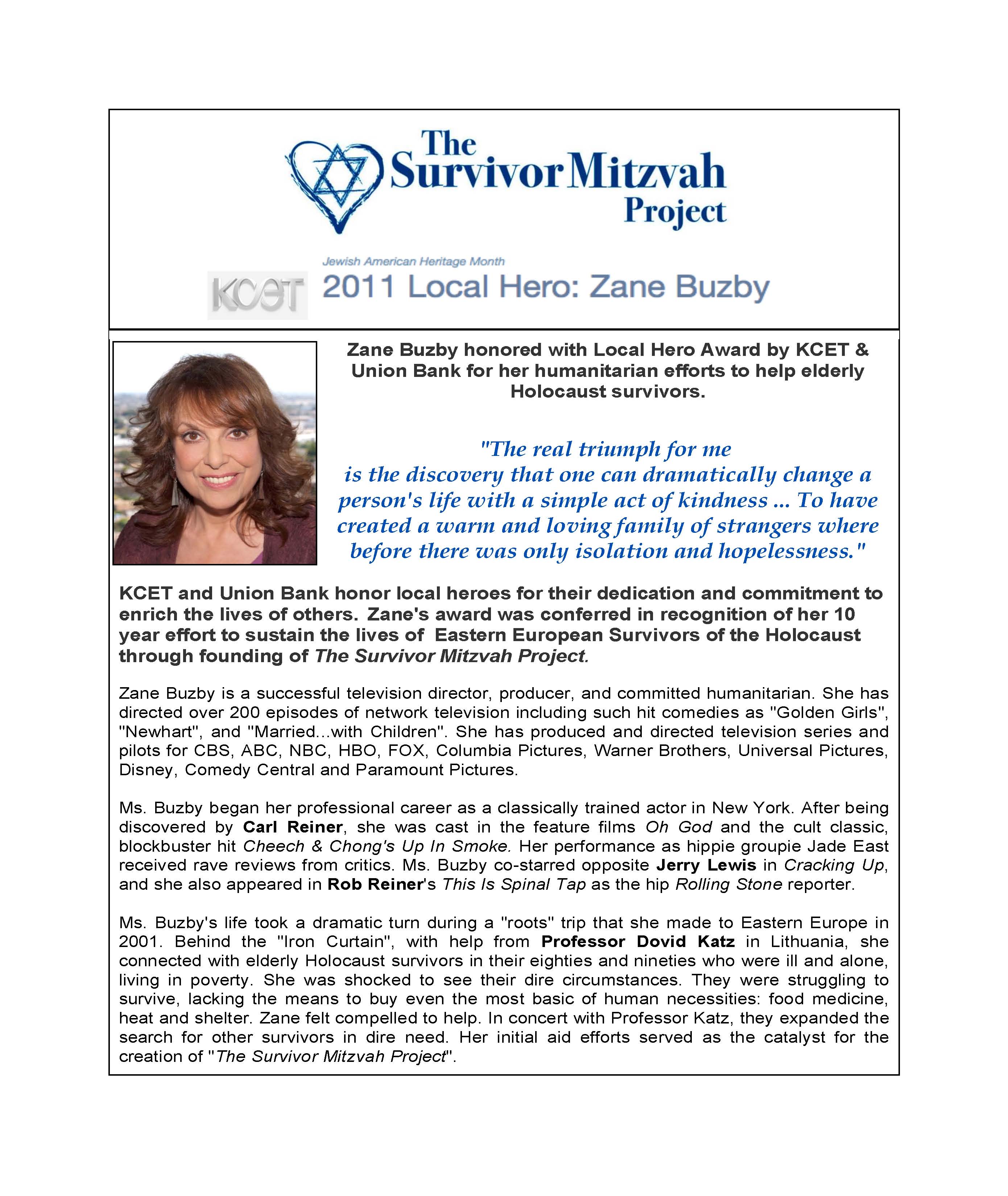 Zane Buzby KCET Local Hero